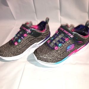 Sketchers Girls Swirly Girl- Shimmer Time Shoes Girl’s Size 11.5